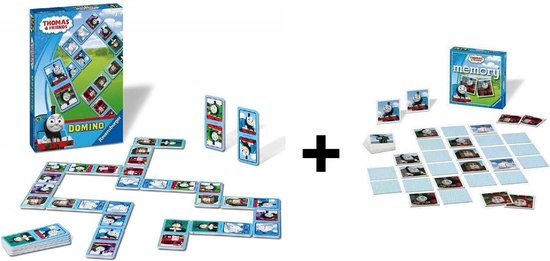 Afbeelding van het spel Thomas de Trein memory + domino spel PROMOpack
