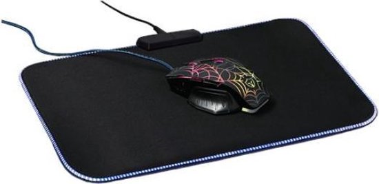 Tapis de souris LED - Tapis de souris gaming - Accessoire informatique - 10  modes de