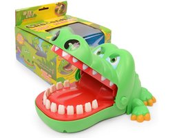 Crocodile Dentist - Spel Bijtende Krokodil - Krokodil Tanden Spel - Reisspel - Groen