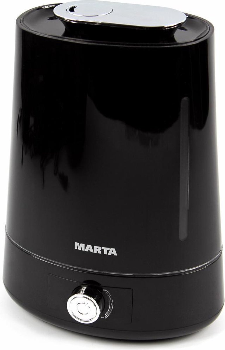 MARTA MT-2693 - Luchtbevochtiger - met Aromatherapie - Ultrasoon - 30W - 4,5L - 45M2 - Black Pearl