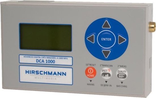 subtiel ongebruikt Metalen lijn Hirschmann DCA1000 CATV en Satelliet Signaaltester | bol.com