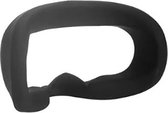 Zachte Siliconen VR Oogmasker - Cover - Case - Kussen - Skin voor Oculus Quest | Zwart | Bescherming voor VR Brillen / Anti-Zweet