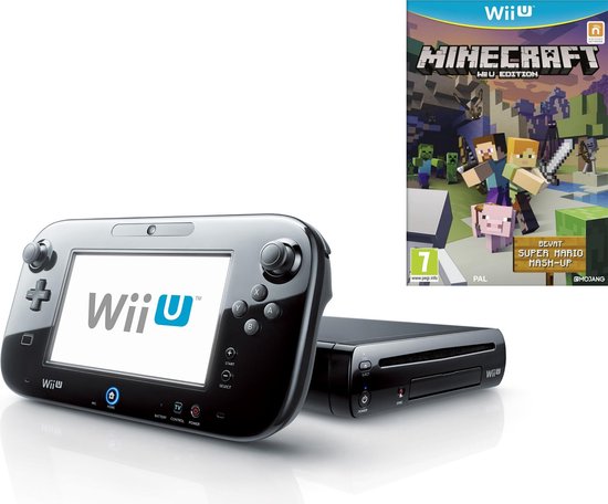 Tweede Kans Nintendo Wii U Console (Zwart) - Inclusief Game Minecraft -  Spelcomputer |... | bol