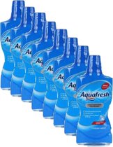 Aquafresh Mondwater – Fresh Mint - Voordeel Verpakking 8 flessen