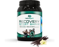 Natusport Recovery Sport Shake - Hersteldrank - 5:1 Koolhydraten Eiwitten - Whey Protein met BCAA's - Vanille - 750g