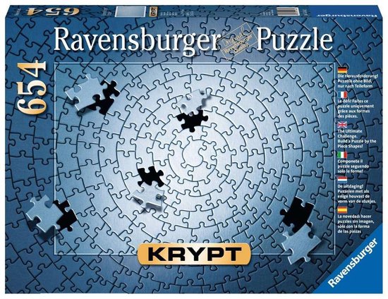 Ravensburger Krypt puzzel Zilver - Legpuzzel - 654 stukjes | bol.com
