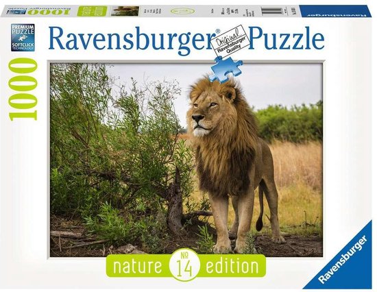 Overname Burgerschap Absorberen Ravensburger puzzel Trotse leeuw - Legpuzzel - 1000 stukjes | bol.com