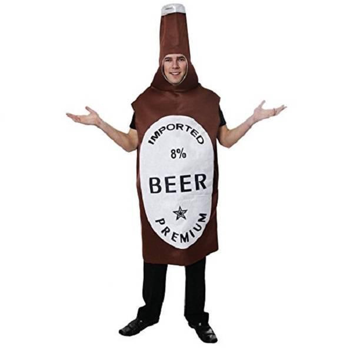 Bier Fles / Beer Bottle Kostuum | Verkleedkleding | Vrijgezellenfeest |  Volwassenen... | bol.com