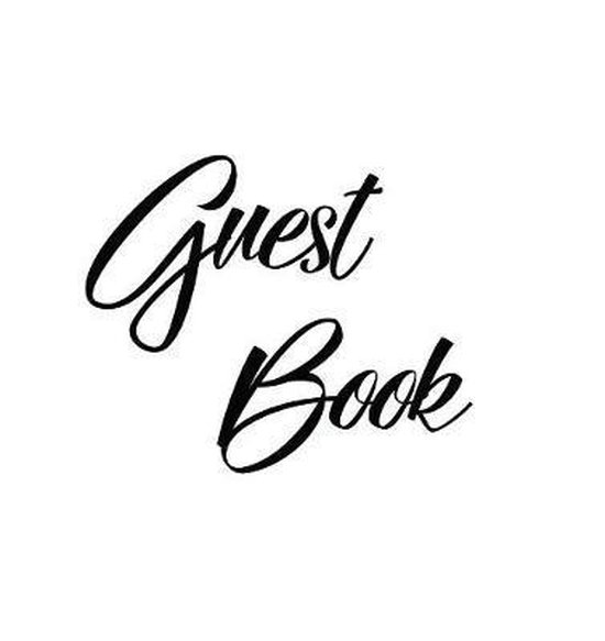 Black and White Guest Book, Weddings, Anniversary, Party's,  ... - cover