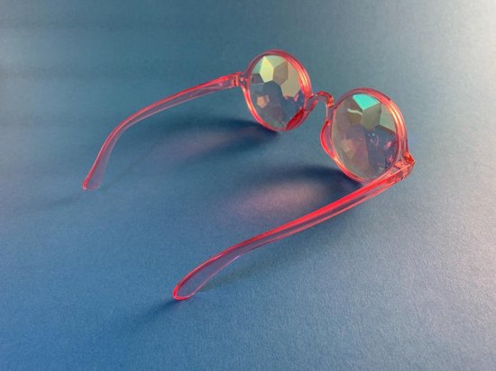 Spacebril Roze | Caleidoscoop Bril Roze | Kaleidoscoop Bril Roze