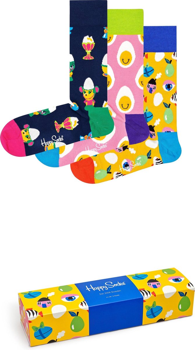 Happy Socks unisex easter giftbox 3P IV