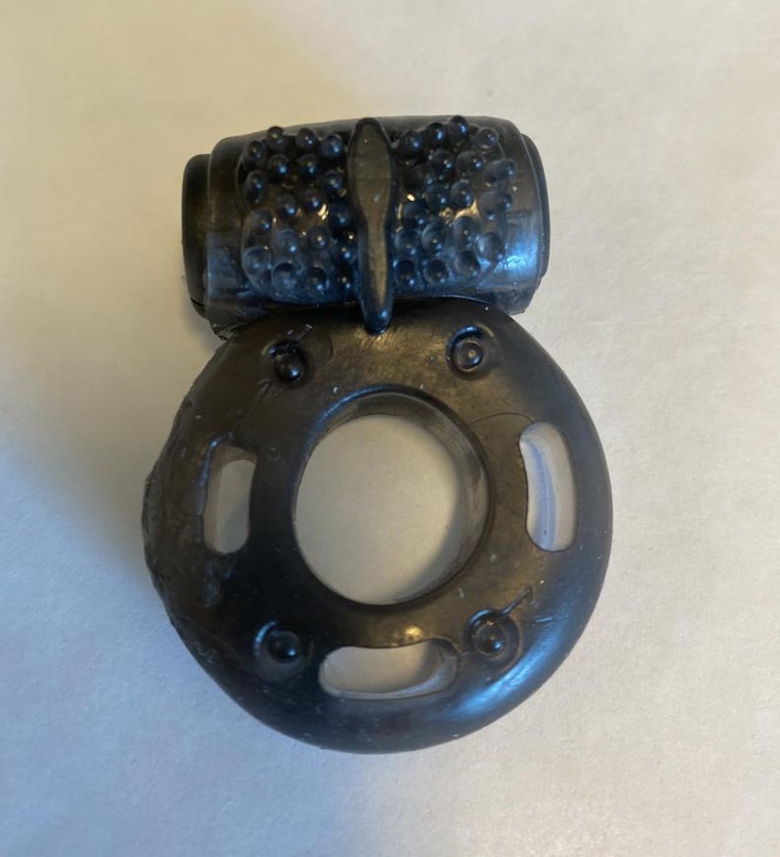 Goedkoopste Vibrerende Siliconen Cockring Incl. Batterij - Cock ring Vibrerend