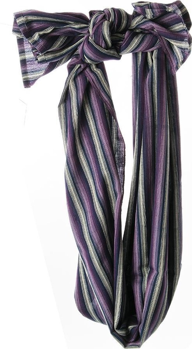 Bohemian Fairtrade Maya Draagdoek 260x90cm Paars