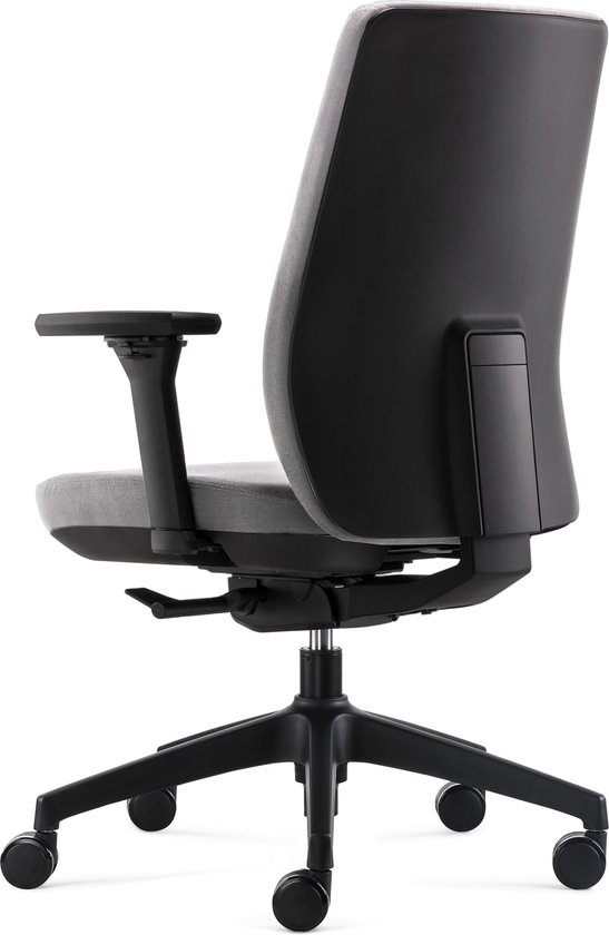 aspect samenwerken Met pensioen gaan BenS 918-Synchro-4 grijs Luxe ergonomische bureaustoel - Stoffen bekleding  -... | bol.com