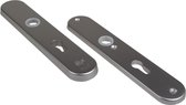 Ami Veiligheidslangschild SKG - Ovaal - deurdikte 38/45mm - 250x50 mm - complete set - PC 72 - F1