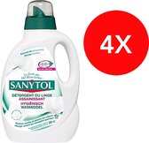 Sanytol -  Hygiënisch wasmiddel - desinfecterende was - Antibacterieel - 4 x 1,65L (68 wasbeurten)