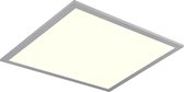 LED Plafondlamp WiZ - Smart LED - Trion Alineon - Slimme LED - Dimbaar - Aanpasbare Kleur - 22W - Mat Titaan - Vierkant - BSE