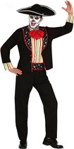 FIESTAS GUIRCA, S.L. - Dia de los Muertos mariachi kostuum voor mannen - L (50)