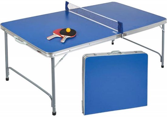 Visser optocht Product Inklapbare koffer tafeltennistafel - Pingpongtafel - Tafeltennis indoor en  outdoor -... | bol.com