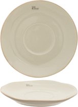 Oleada Taupe Ondertas D14,2cm Aardewerk -  (set van 6)
