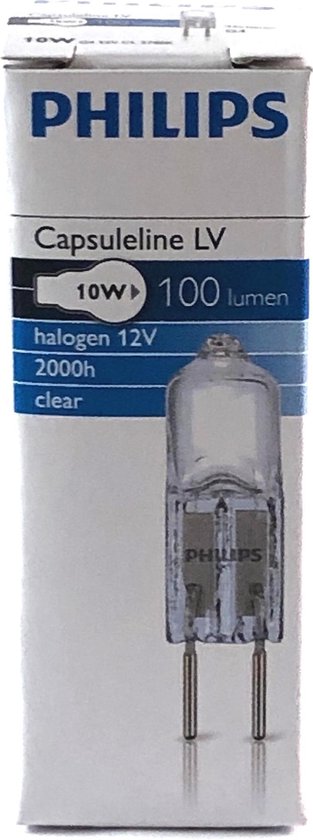 Maan Inleg De andere dag Philips Capsuleline 10W G4 12V CL 2000h | bol.com