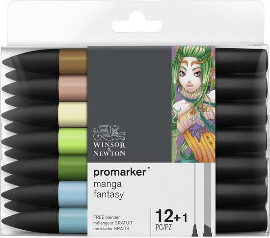 Foto: Winsor newton promarker manga fantasy 12 1 set