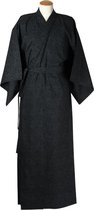 ORIGINELE JAPANSE YUKATA MET CHIDORI DESSIN (ZWART) (KATOEN) (MAAT ZIE PRODUCTBESCHRIJVING !)