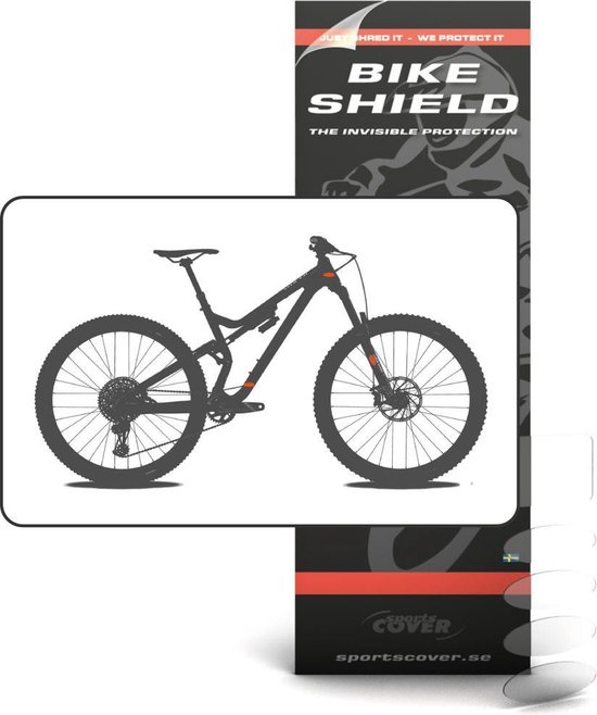 rekenkundig slachtoffers geboren Bikeshield frame kabel bescherming Cable shield glossy protectie sticker |  fiets folie | | bol.com