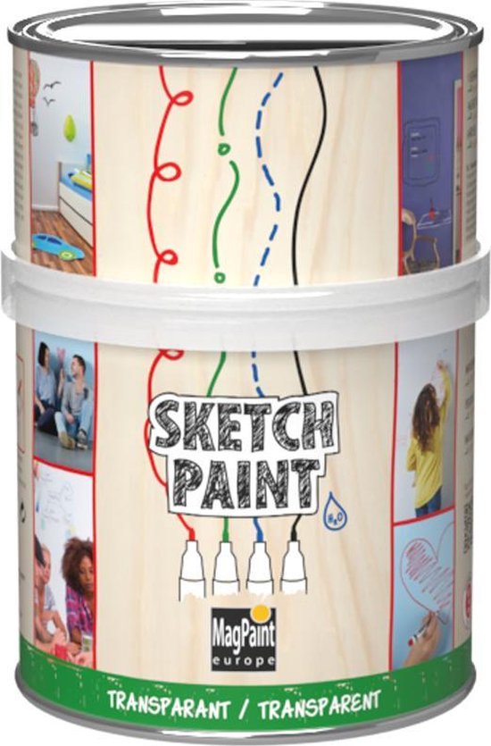 MagPaint | Sketchpaint | Transparant-Glans | 500ml (4m²)