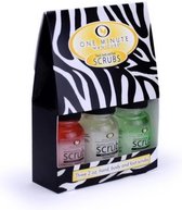 One Minute Manicure Scrubs / Mini Trio / Zebra