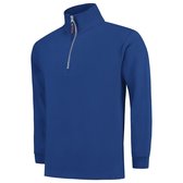 Tricorp Sweater ritskraag - Casual - 301010 - koningsblauw - maat 3XL