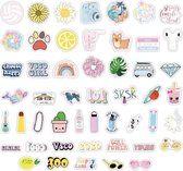 Kraagjeskopen.nl® VSCO stickers 50 stuks VSCO girl producten - Sticker vellen VSCO girls decoratie meisje - variatie 3