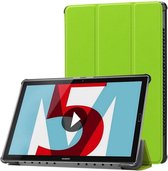 Huawei MediaPad M5 10.8 inch - Tri-fold Book Case - Groen