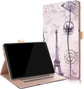 Samsung Galaxy Tab S4 hoes - Wallet Book Case - Eiffeltoren