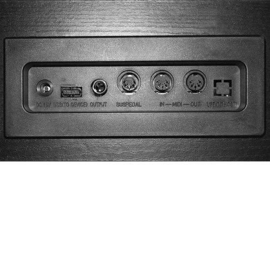 Elektronische/Digitale piano - Melamineplaat - Zwart - 88 toetsen en  bladhouder | bol.com