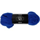 Merino wol, 21 micron, koningsblauw, 100 gr