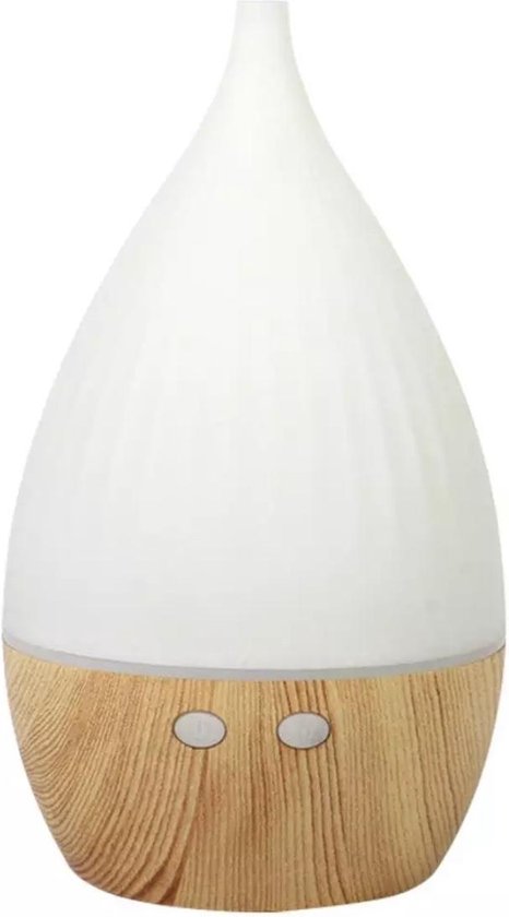 Aroma diffuser + 10ml Neutriherbs olie - Luchtbevochtiger - Aroma Therapie - Vernevelaar - Verstuiver - Lichtbruin