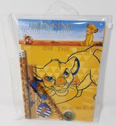 Disney - The lion King - Schoolset - 8 delig- Simba - notitieblok - pen - gum - puntenslijper - potloden - liniaal