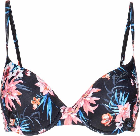 Protest Mm Goa 20 C Bikini Donna - Top Halter Con Coppe Push-Up, Stampato, Mix & Match