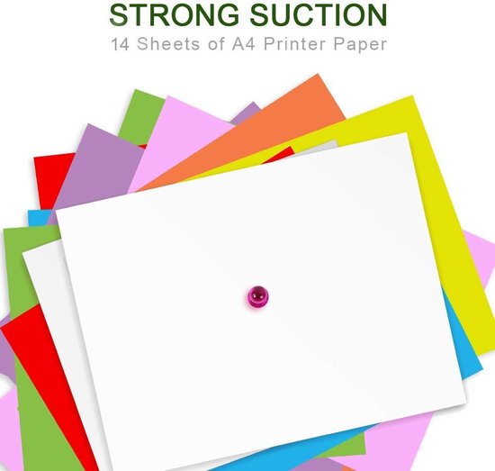 Set van 50 whiteboardmagneten | Verschillende kleuren | Prikbord magneetbord  koelkast... | bol.com