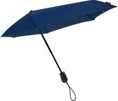 Stormparaplu - Antistorm paraplu  - Aerodynamische opvouwbare stormparaplu Blauw - handopening Blauw