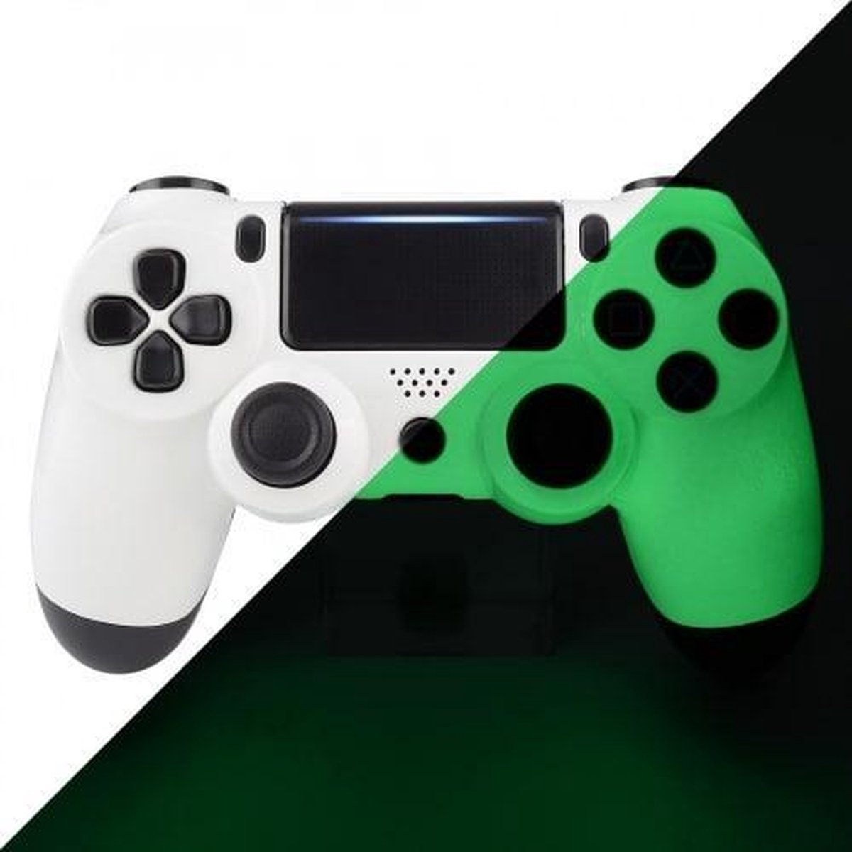 PS4, Wireless Dualshock 4 Controller V2 Glow in the Dark Custom