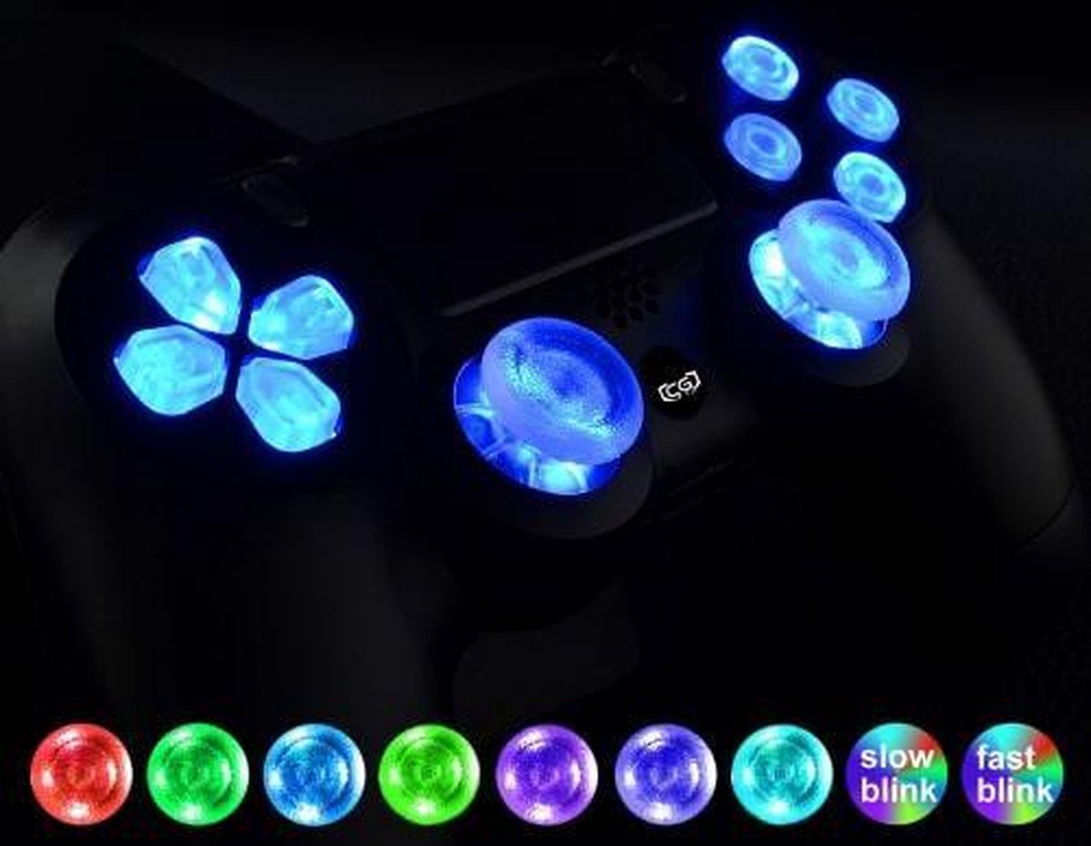 Standard Power Led Custom Sony PlayStation PS4 Wireless