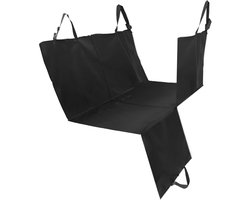 Nobleza Hondendeken Auto - Beschermhoes Achterbank - Waterdicht - 147 x 145 cm - Zwart - 2 Delen