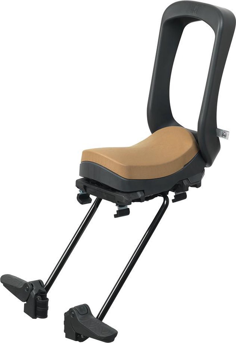 Urban Iki Junior fietszitje incl kader - Bincho Black/ Kurumi Brown