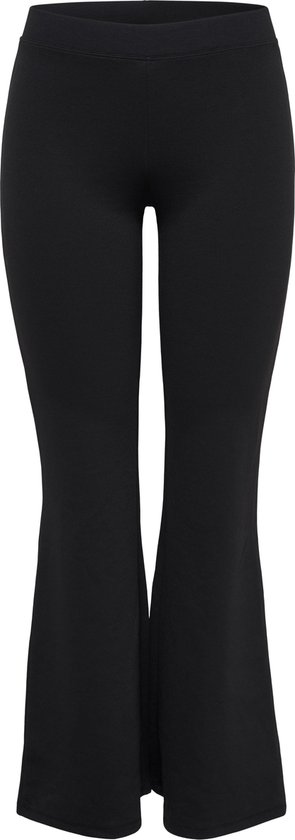 ONLY MATERNITY zwangerschaps flared broek zwart | wehkamp