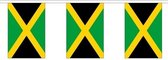 2x Buiten vlaggenlijn Jamaica 3 meter - Jamaicaanse vlag - Supporter feestartikelen - Landen decoratie en versieringen
