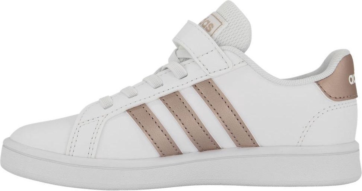 Adidas Grand Court Sneakers Wit/Goud Kinderen | bol.com