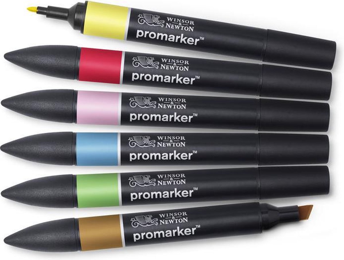 Winsor & Newton promarker™ Mid tones 6 set