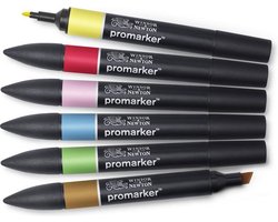 Winsor & Newton promarker™ Mid tones 6 set